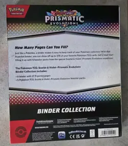 POKEMON TCG SCARLET & VIOLET PRISMATIC EVOLUTIONS BINDER COLLECTION SEALED - Image 2