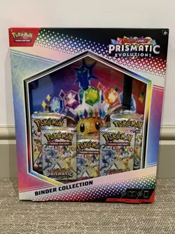 POKEMON TCG SCARLET & VIOLET PRISMATIC EVOLUTIONS BINDER COLLECTION SEALED - Image 1