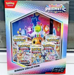 POKEMON TCG SCARLET & VIOLET PRISMATIC EVOLUTIONS BINDER COLLECTION *SEALED* - Image 1