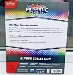 POKEMON TCG SCARLET & VIOLET PRISMATIC EVOLUTIONS BINDER COLLECTION *SEALED* - Image 2