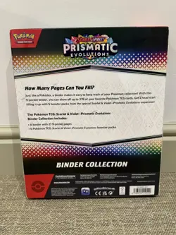 POKEMON TCG SCARLET & VIOLET PRISMATIC EVOLUTIONS BINDER COLLECTION SEALED - Image 2