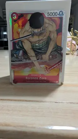 Roronoa Zoro ST01-013 Super Pre-Release Starter Deck 1: Straw Hat Crew Foil - Image 1