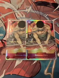 Roronoa Zoro ST01-013 Super Pre-Release Starter Deck 1: Straw Hat Crew Foil x2 - Image 1