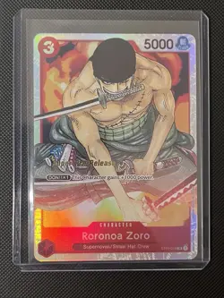 Roronoa Zoro ST01-013 Super Pre-Release Starter Deck 1: Straw Hat Crew Foil - Image 1