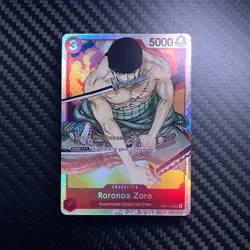 Roronoa Zoro ST01-013 Super Pre-Release Starter Deck 1: Straw Hat Crew Foil (SR) - Image 1