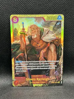 Silvers Rayleigh OP08-118 SEC FOIL Premium Booster The Best Vol. 2 One Piece CCG - Image 1