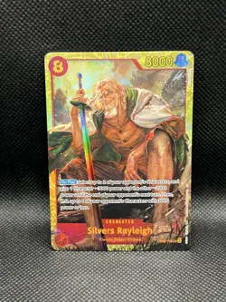 Silvers Rayleigh OP08-118 SEC FOIL Premium Booster The Best Vol. 2 One Piece CCG - Image 3