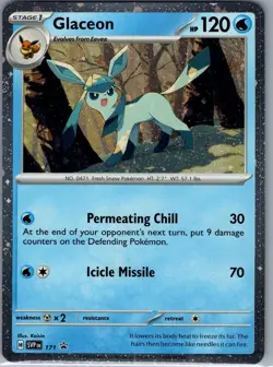 Glaceon - (Cosmos Holo) SVP 171 SV: Scarlet & Violet Promo - Pokemon Card - NM - Image 1