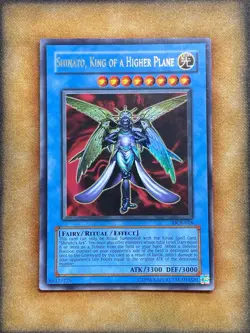 Yugioh Shinato, King of a Higher Plane DCR-016 Ultra Rare Original Print LP - Image 1