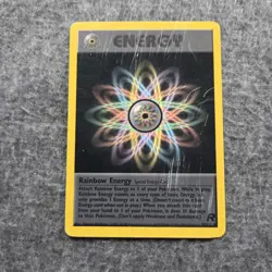 Pokemon TCG Team Rocket Rainbow Energy #80/82 Non Holo Rare 2000 WOTC - Image 1
