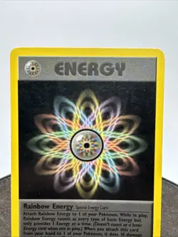 Vintage Pokemon TCG - Team Rocket Rainbow Energy 80/82 Non Holo Rare - 2000 - Image 2