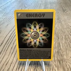 Pokemon TCG Team Rocket Rainbow Energy 80/82 Non-Holo Rare VLP - Image 1