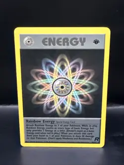 Pokemon TCG Rainbow Energy Team Rocket 80/82 1st Edition Non-Holo Rare - Image 3