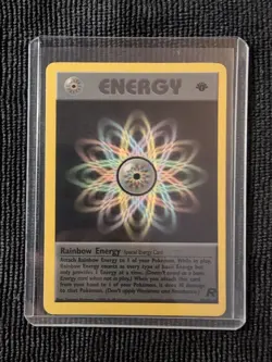Pokemon TCG Rainbow Energy Team Rocket 80/82 1st Edition Non-Holo Rare NM - Image 1