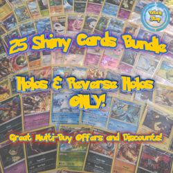 Pokemon Cards Bundle - 25 Shiny Cards - Holos & Reverse Holos ONLY! Job Lot Rare - Image 1