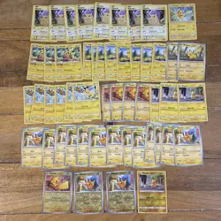 52X Pokemon Pikachu Cards (2016-2024) Bundle Joblot including Reverse Holos - Image 1