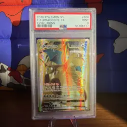 Dragonite-EX Evolutions Full Art Holo Card 106/108 Ultra Rare Pokemon TCG PSA 9 - Image 1