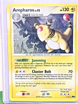 Pokemon TCG - Ampharos - 1/17 - Holo Rare - POP Series 7 Promos [Lightly Played] - Image 1