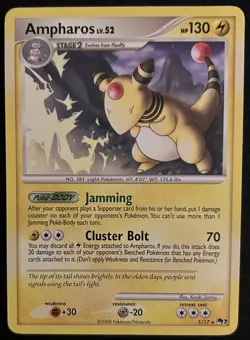 LP - Ampharos 1/17 Non Holo - Pop Series 7 - Pokemon TCG - Image 1