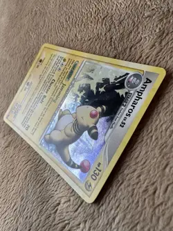 2008 Pokemon TCG POP Series 7 Ampharos Holo Rare 1/17 LP MP - Image 3