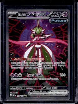 2025 Pokemon SV Prismatic Evolutions PRE EN Iron Valiant ex #157/131 - Image 1