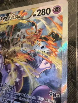 Pokemon Mewtwo VSTAR GG44/GG70 Crown Zenith Galarian Gallery Holo Ultra Rare NM - Image 4