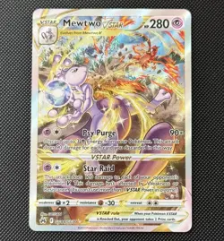 Mewtwo VSTAR GG44/GG70 Ultra Rare Holo NM Pokemon Crown Zenith: Galarian Gallery - Image 1