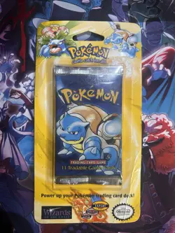 1999 POKEMON BASE SET BLISTER BOOSTER PACK POSSIBLE SHADOWLESS BLASTOISE WOTC - Image 1