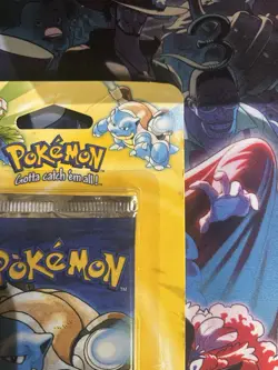 1999 POKEMON BASE SET BLISTER BOOSTER PACK POSSIBLE SHADOWLESS BLASTOISE WOTC - Image 3