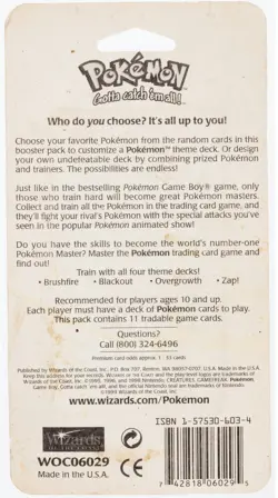 1999 Pokemon Unlimited Base Set Venusaur Sealed Blister Booster Pack 33.58 grams - Image 2