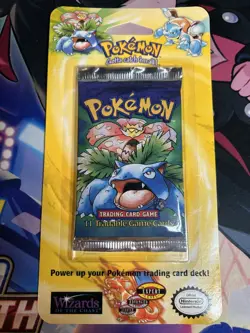 WOTC New SEALED VENUSAUR 1999 Pokemon BASE SET Blister BOOSTER Pack SHADOWLESSU - Image 1