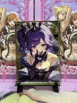 GODDESS STORY GENKI PARADE #087/100 LUX GOLD METAL ANIME CARD - Image 1