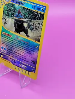 Pokemon TCG Feraligatr Reverse Holo Card 47/165 Expedition Base Set - Image 2