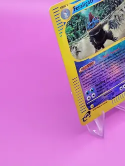 Pokemon TCG Feraligatr Reverse Holo Card 47/165 Expedition Base Set - Image 3