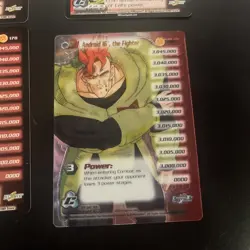 DBZ Dragon Ball Z CCG TCG Android 16 Level 1-3 + HT Unlimited Cell Saga Cards - Image 5