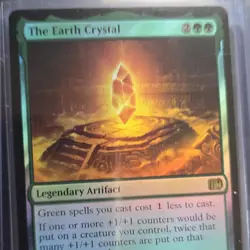 MTG the Earth Crystal 184 Foil Rare Card Final Fantasy NM Near Mint Condition - Image 1
