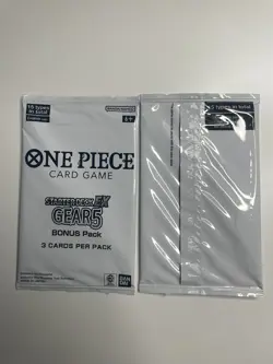 2x BONUS PACK 2025 One Piece STARTER DECK EX GEAR 5 Sealed 3 Cards per Pack ST21 - Image 3