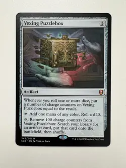 Vexing Puzzlebox MTG Magic the Gathering Card NM Near Mint CLB - Image 1