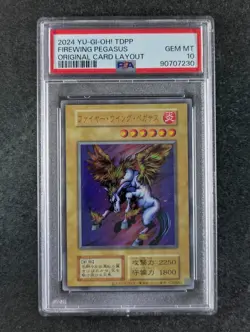 2024 YuGiOh! FIREWING PEGASUS Legend of Duelist Original Card Layout JPN PSA 10 - Image 1