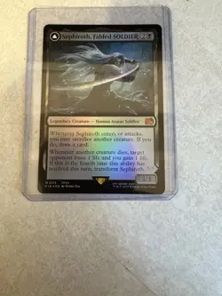 MTG Foil | Sephiroth Fabled Soldier, Final Fantasy VII , unplayed - Image 1