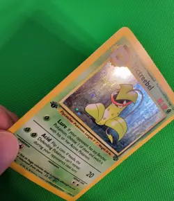 Pokemon TCG Victreebel 14/64 Jungle Holo 1st Edition MP - Image 2