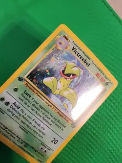 Pokemon TCG Victreebel 14/64 Jungle Holo 1st Edition MP - Image 3