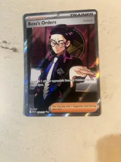 Boss’s Orders 256/217 Ultra Rare Full Art Pokemon TCG Ascended Heroes NM - Image 1