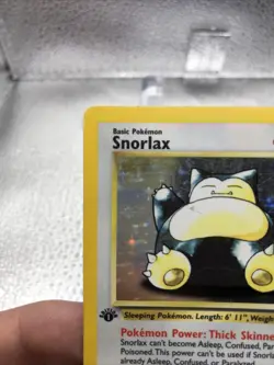 Pokemon Snorlax Jungle 1st Edition Holo Rare 90 HP English Card 11/64 1999 - Image 3