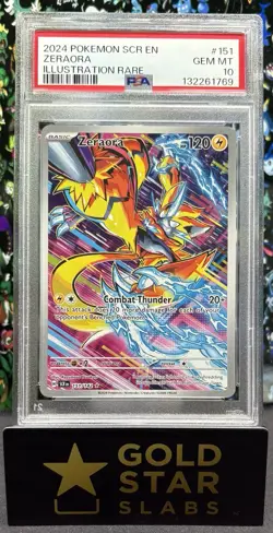 PSA 10 Zeraora 151/142 Pokemon TCG Stellar Crown - Image 1