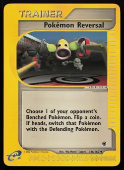Pokemon Vintage Pokemon Reversal 146/165 Expedition Non-Holo - HP / DMG - Image 1