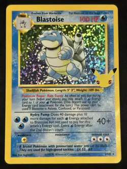 Blastoise 2/102 NM Celebrations 25th Anniversary 2021 Holo Pokemon 1 DAY SHIP! - Image 1