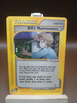 eReader HP Bill's Maintenance - 137/165 Expedition Base Set - Trainer - Pokemon - Image 1