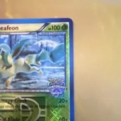 Pokemon Leafeon 011/116 Promo Reverse Holo Stage 1 100HP League & Championship - Image 2