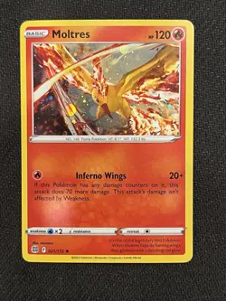 Moltres Cosmos Holo 021/172 Brilliant Stars Pokemon TCG - Image 1